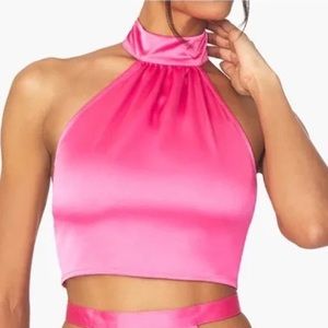 We wore what- Pink Open Back Top🎀